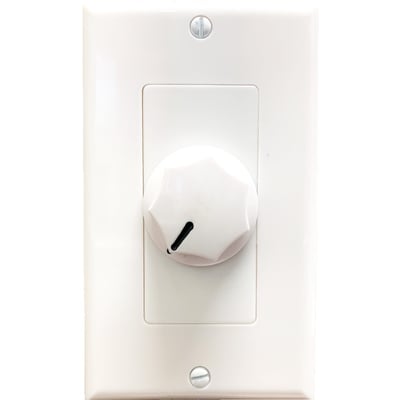 10W 70/25V SPEAKER LINE ATTENUATOR, DECORA-STYLE - WHITE