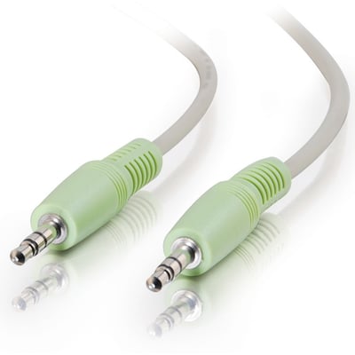 C2G 12ft 3.5mm M/M Stereo Audio Cable (PC-99 Color-Coded)