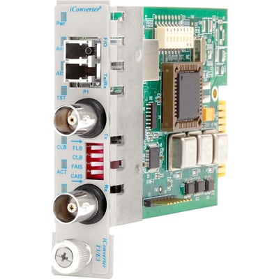 iConverter T3/E3 Fiber Media Converter Coaxial LC Single-Mode 30km Module