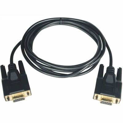 Tripp Lite by Eaton 10ft Null Modem Serial RS232 Cable Adapter DB9 Female / Female