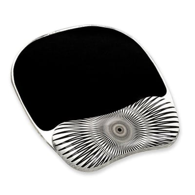 Fellowes Gel Mouse Pad/Wrist Rest - Geometrix