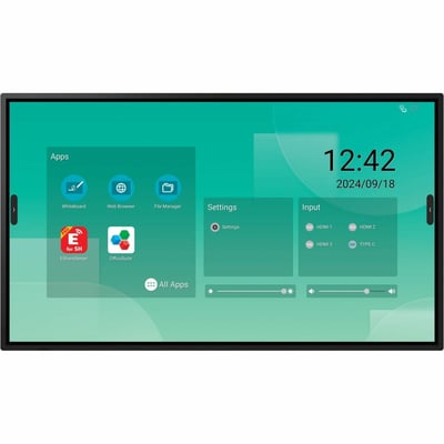 55IN LED LCD INTERACTIVE WHITEBOARD 3840 X 2160 (UHD) 18/7