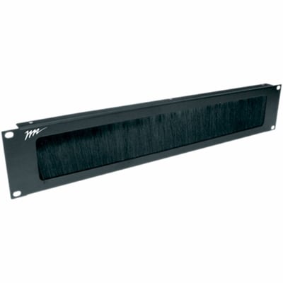 Middle Atlantic BR 2RU Brush Grommet Cable Pass-Through Panel