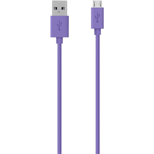 MIXIT MICRO-USB TO USB CHARGESYNC CABLE (PURPLE)