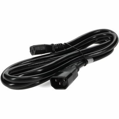 AddOn 7ft C13 Female to C14 Male 14AWG 100-250V at 15A Black Power Cable
