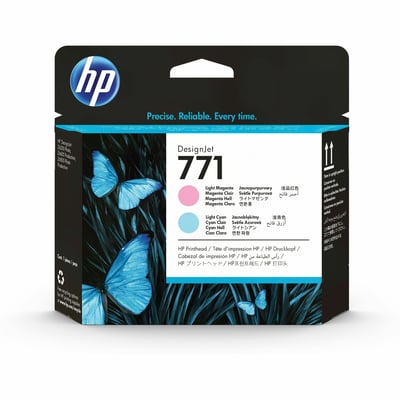 HP 771 (CE019A) Original Inkjet Printhead - Single Pack - Cyan - 1 Each