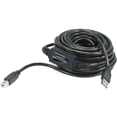 33FT 10M USB 2.0 A MALE TO B MALE ACTIVE CABLE