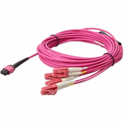 7M MPO-12/4XLC F/M OM4 FIBER FANOUT CBL