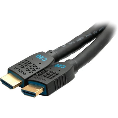 C2G 50ft Ultra Flexible 4K Active HDMI Cable Gripping 4K 60Hz - In-Wall M/M