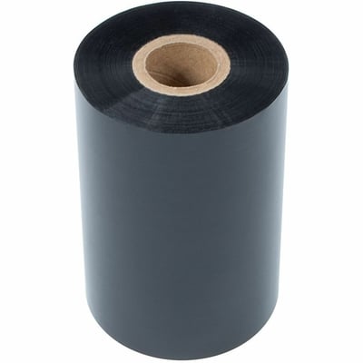60MM (2.36IN) WIDE TT RESIN RIBBON BLACK 1IN CORE 600M/ROLL