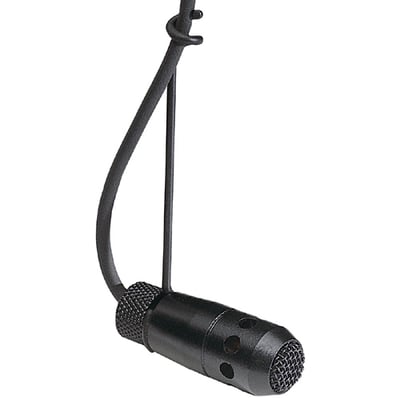 HANGING CHOIR CONDENSER WITH IN-LINE PREAMP WITH XLR-TYPE CONNECTOR, 25-FT CABLE