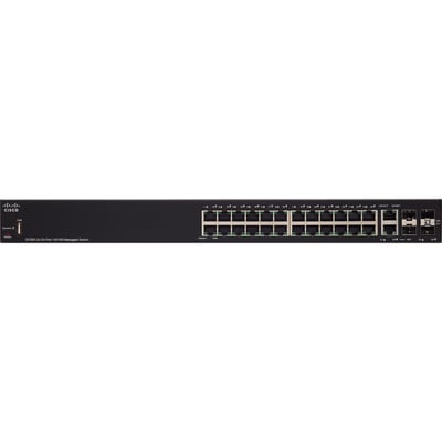 CISCO SF350-24 24-PORT 10/100 MANAGED SWITCH REMANUFACTURED