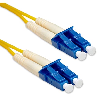 ENET LC to LC OM3 50/125 10G Multimode Duplex Yellow Fiber Cable 12 Meter