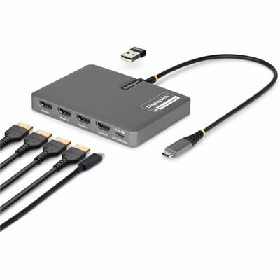 USB-C QUAD-MONITOR WORKSTATION ADAPTER 4K 60HZ HDMI PD