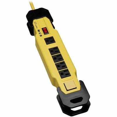 Tripp Lite by Eaton Power It! 6-Outlet Safety Power Strip 9 ft. (2.74 m) Cord & Clip Hang Holes Safety Covers GFCI Plug