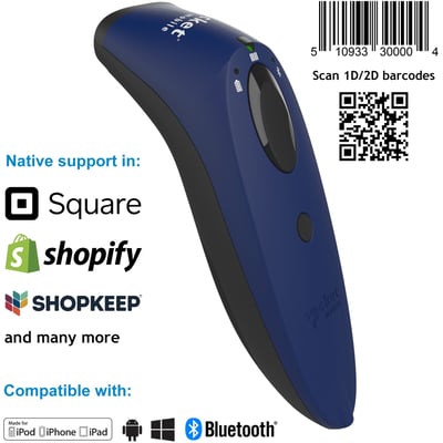 SocketScan S740, 1D/2D Imager Barcode Scanner, Blue