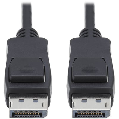 Eaton Tripp Lite Series DisplayPort 1.4 Cable with Latching Connectors, 8K (M/M), Black, 6 ft. (1.8m)