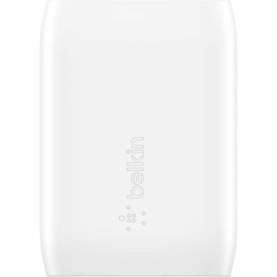 Belkin 30W USB-C PD 3.0 PPS Wall Charger + 3.3ft USB-C to USB-C Cable - Fast Charging - White
