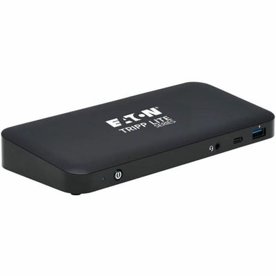 Tripp Lite by Eaton USB-C Dock Triple Display - 4K 60 Hz HDMI/DisplayPort USB 3.x Gen 2 (10Gbps) USB-A/USB-C Hub GbE 85W PD Charging Black