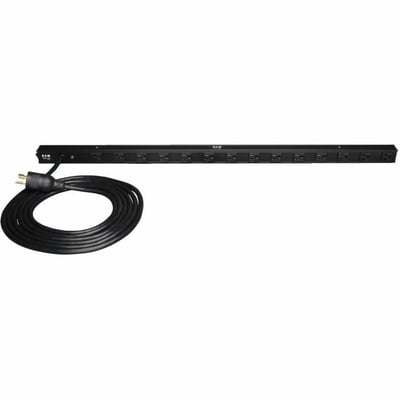 Tripp Lite by Eaton PDU 1.9kW Single-Phase 120V Basic PDU 14 NEMA 5-15/20R Outlets NEMA L5-20P Input with 5-20P Adapter 15 ft. (4.57 m) Cord 0U Vertical