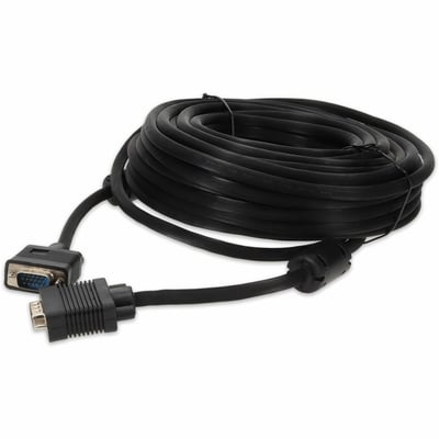 5PK 50ft VGA Male to VGA Male Black Cables For Resolution Up to 1920x1200 (WUXGA)