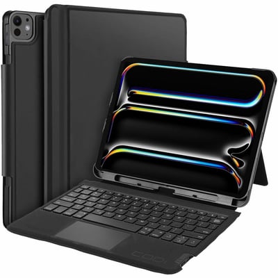 BLUETOOTH KEYBOARD CASE W/TRACKPAD FOR IPAD PRO 13 (M4/M5)