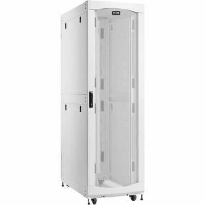 42U STANDARD-DEPTH/WIDTH WHITE HEAVY-DUTY RACK FOR AI SERVERS