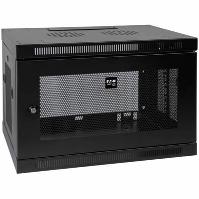 Tripp Lite by Eaton SmartRack 9U Low-Profile Switch-Depth Wall-Mount Mini Rack Enclosure