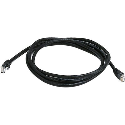 CAT5E 24AWG UTP ETHERNET NETWORK PATCH CABLE_ 7FT BLACK
