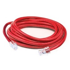 AddOn 2ft Red CAT 6 Shielded PVC Ethernet Cable Non-Booted RJ-45 M/M