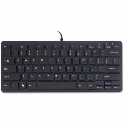 R-GO ERGONOMIC KEYBOARD, COMPACT, QWERTY (US), BLACK, WIRED