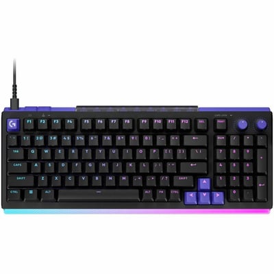 Logitech G512 X 98 DUAL SWAP, Hot-Swappable TMR Analog / Mechanical Gaming Keyboard, 8K Polling Rate, Custom Actuation 0.1 - 4.0 mm, RAPID TRIGGER, LIGHTSYNC RGB, Wired, PC, Mac, Black Tactile
