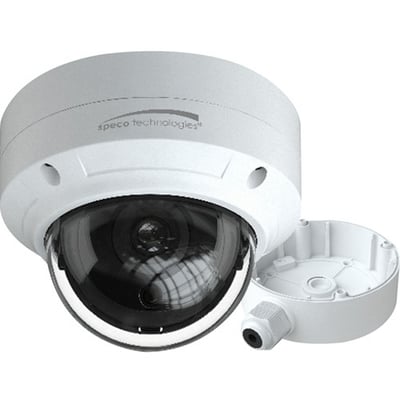 Speco O8VD1 8 Megapixel 4K Network Camera - Color - Dome - White