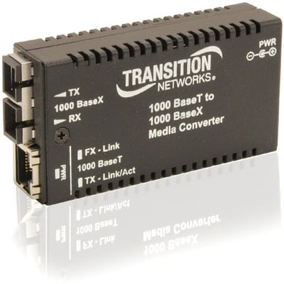 Mini Gigabit Ethernet Media Converter 10/100/1000Base-T to 1000Base-SX/LX
