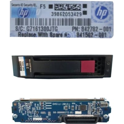 KIT HP 2TB 512N 7.2K 12G LFF HDD 1YR IMS WARRANTY STANDARD