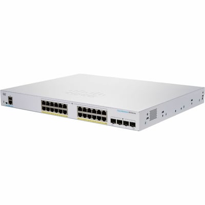 CBS350 MANAGED 24-PORT GE, FULL POE, 4X1G SFP REMANUFACTURED