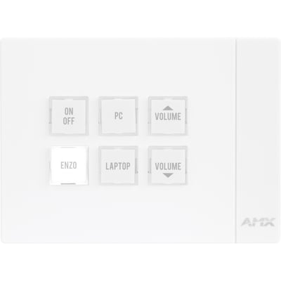 AMX Massio 6-Button ControlPad (US, UK, EU)