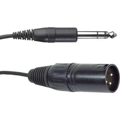AKG Detachable Cable for AKG HSD Headsets with 6.3mm (1/4") Stereo Jack
