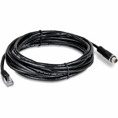 TRENDnet M12 to RJ-45 Industrial Ethernet Cable, 5m (16.4 ft.)