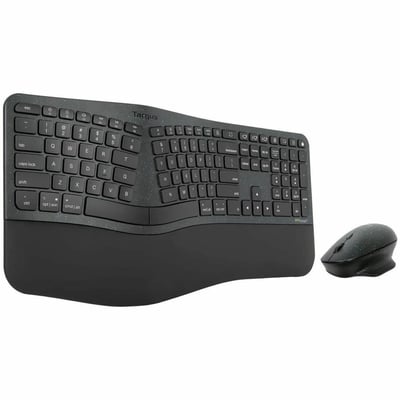 ECOSMART ERGONOMIC KEYBOARD AND ERGOFLIP MOUSE COMBO BLACK
