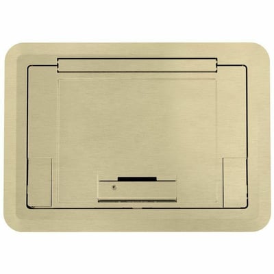 Wiremold Evolution Series EFB45 Floor Box Surface Style Cover with Carpet Insert