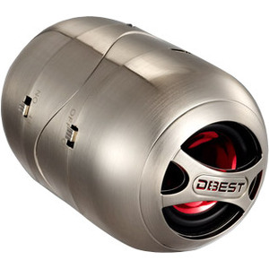 Smart IT PS4003 2.0 Portable Speaker System - Metallic
