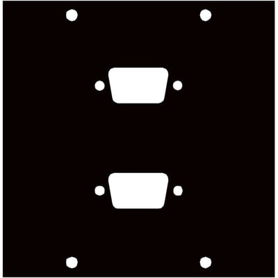 Middle Atlantic Faceplate Insert
