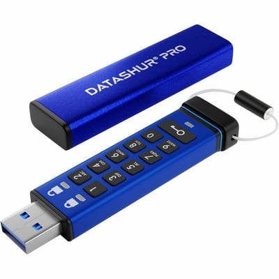 ISTORAGE DATASHUR PRO 4GB FIPS140-2 LEVEL3 HARDWARE ENCRYPTED