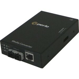 Perle S-100-S2SC80 Fast Ethernet Stand-Alone Media Converter