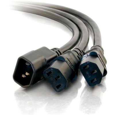 POWER CORD - POWER IEC 320 EN 60320 C14 - MALE LEFT GENDER - POWER IEC 320 EN 60