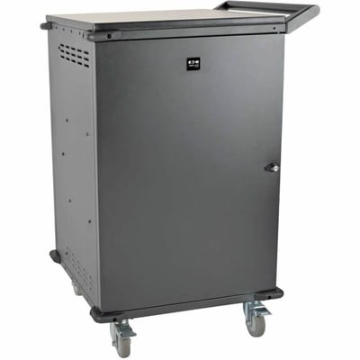 Eaton Tripp Lite Series Multi-Device Charging Cart, 36 AC Outlets, Chromebooks and Laptops, 230V, BS 1363, Black