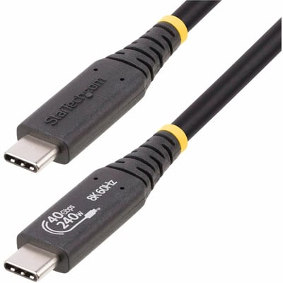 3FT USB4 CABLE USB-IF CERTIFIED 8K60/240W PD 3.1/40GBPS USB TYPE-C