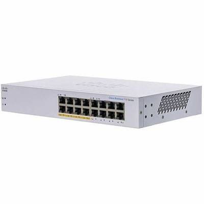 CBS110 UNMANAGED 16-PORT GE, PARTIAL POE REMANUFACTURED