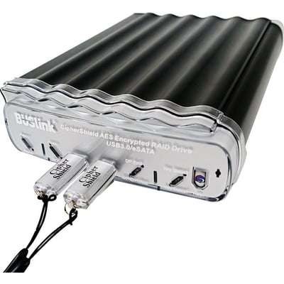 8TB USB 3.0/ESATA DUAL KEYS 512-BIT AES